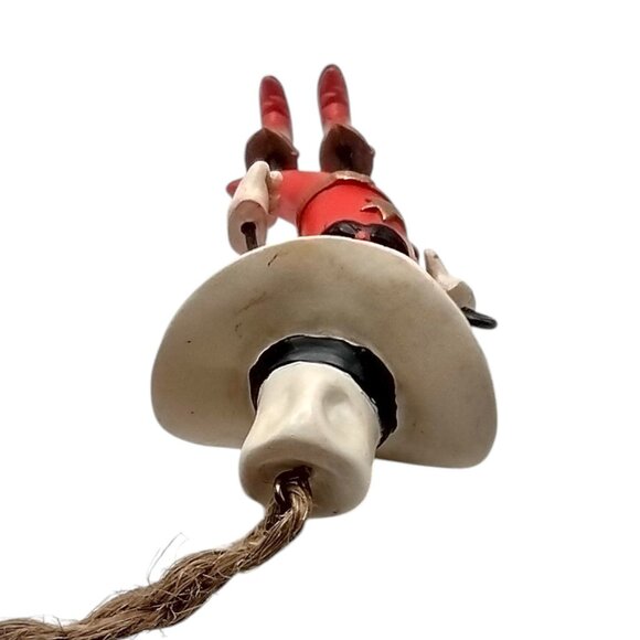 Cowboy Chili Pepper Ornament With Hat & Boots Western Southwestern Figurine 4.5" - Picture 6 of 7